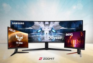 مانیتور ایسوس و سامسونگ در کنار هم
