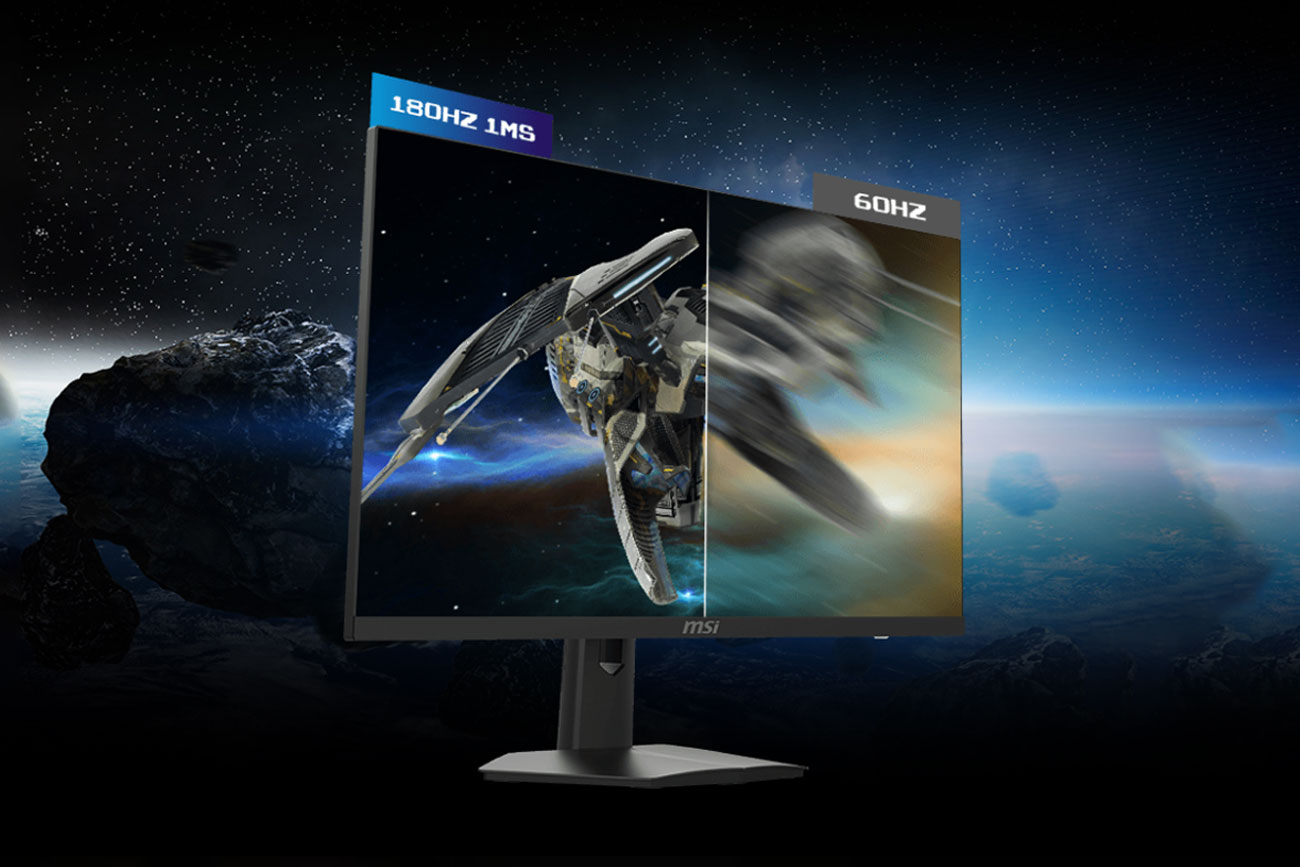 مانیتور ۲۴ اینچی MSI نرخ نوسازی ۱۸۰ هرتز دارد