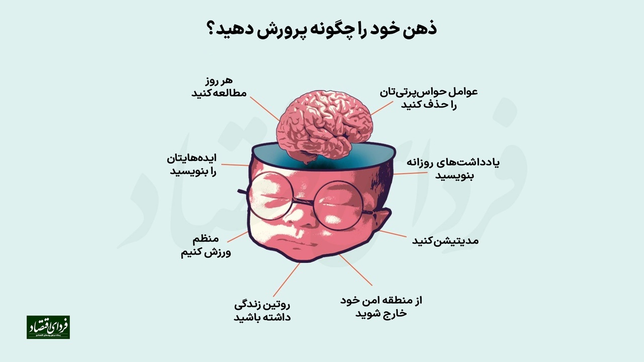ذهن خود را چگونه پرورش دهید؟ (اینفوگرافی)