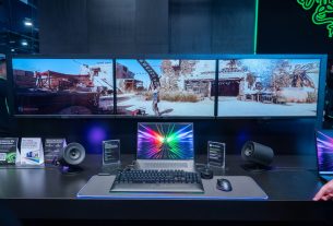 صحنه هیجان‌انگیز در CES: اتصال سه مانیتور 4K به لپ‌تاپ ازطریق یک کابل