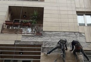 پیچ و رولپلاک نمای ساختمان و مقصر ریزش سنگ - میهن راپل