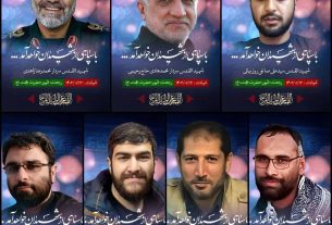 تصاویری از ۷ مستشار نظامی شهید شده در حمله اسرائیل به کنسولگری ایران در سوریه