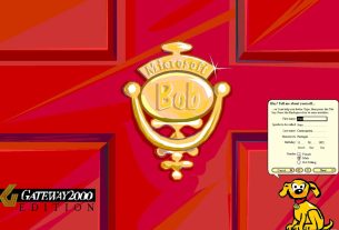 تصویر یک در قرمز به عنوان بخش ورود مایکروسافت باب