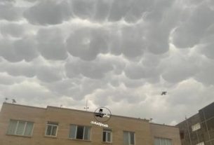 عکس ترسناکی که دیروز قبل از سیل مشهد ثبت شد + عکس