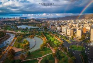 نمایی خارق العاده از شهر زیبای خرم آباد + عکس