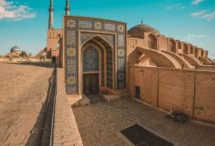 جلوه ای زیبا از شکوه و عظمت مسجد جامع یزد+عکس