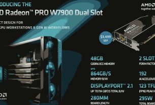 مشخصات فنی کارت گرافیک AMD Radeon Pro W7900DS