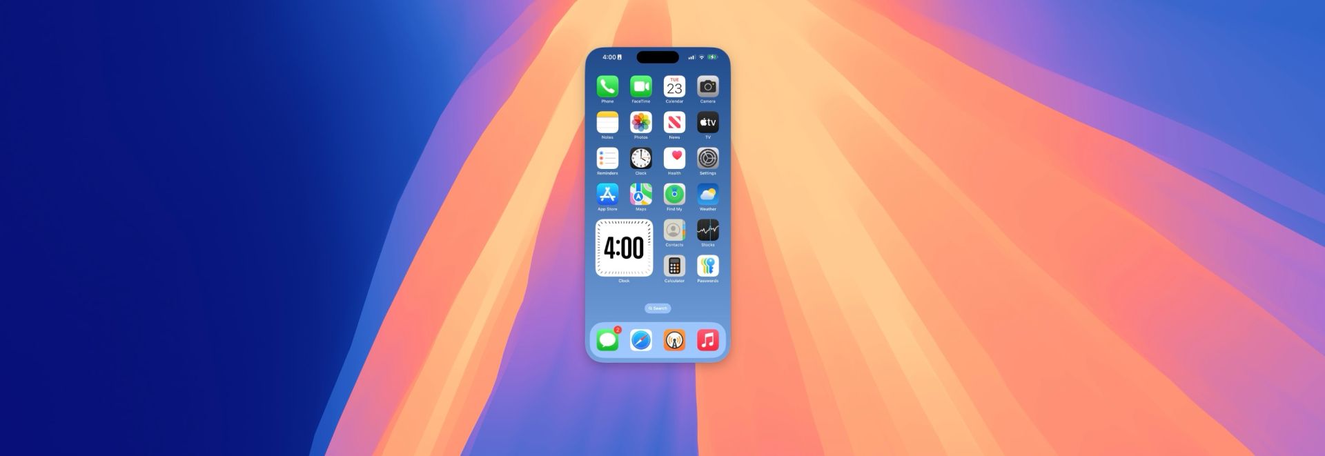 «اندازهی واقعی» پنجرهی iPhone Mirroring در macOS Sequoia