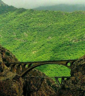پل ورسک مازندران؛ نمایی رویایی در قلب طبیعت شمال ایران