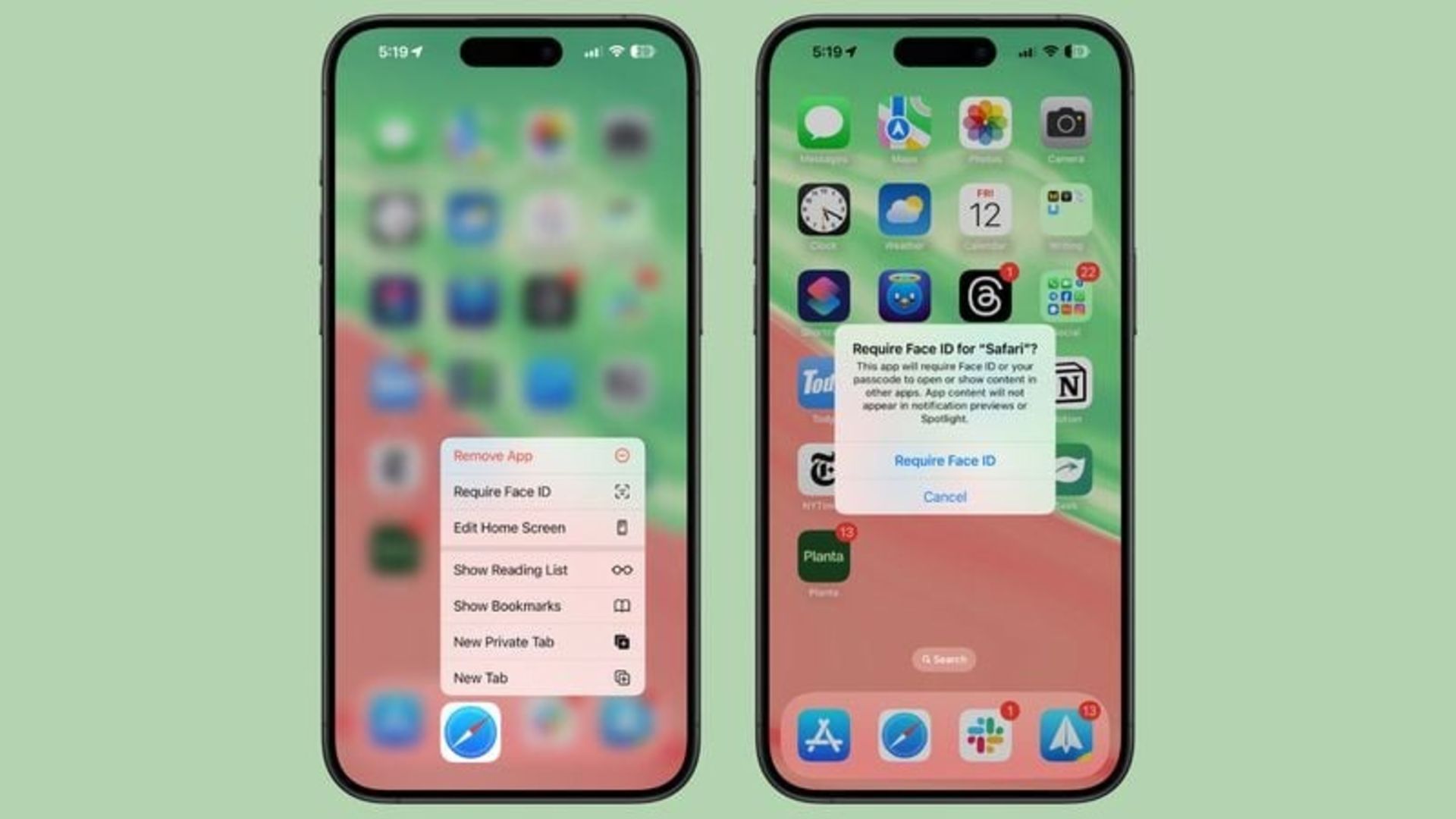 locked apps ios 18 اپل آیفون