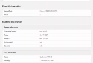 Snapdragon 8 Gen 4 benchmark