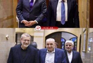 تفاوت رفتار رئیس پارلمان لبنان با فرستاده ویژه رهبر انقلاب و فرستاده آمریکا + عکس