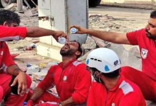 جایزهی انسانیت در سوختنِ بندرعباس: حماسهی امدادگران هلالاحمر در برابر گرما و رطوبت