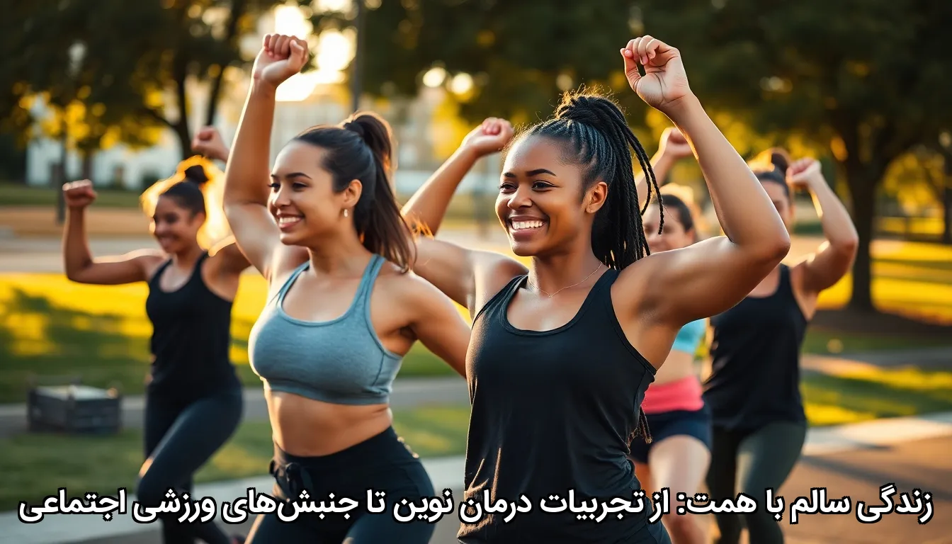 سبک زندگی سالم با تمرکز بر جنبشهای ورزشی اجتماعی و روشهای درمان نوین